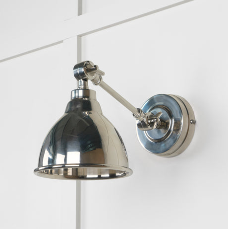 From The Anvil - Smooth Nickel Brindley Wall Light | Sku. 49715 | Trade Door Handles.