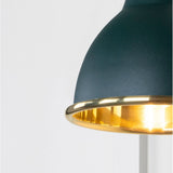 From The Anvil - Smooth Brass Brindley Wall Light in Dingle | Sku. 49716SDI | Trade Door Handles.