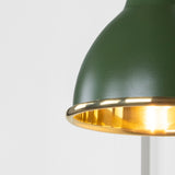 From The Anvil - Smooth Brass Brindley Wall Light in Heath | Sku. 49716SH | Trade Door Handles.