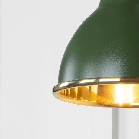From The Anvil - Smooth Brass Brindley Wall Light in Heath | Sku. 49716SH | Trade Door Handles.