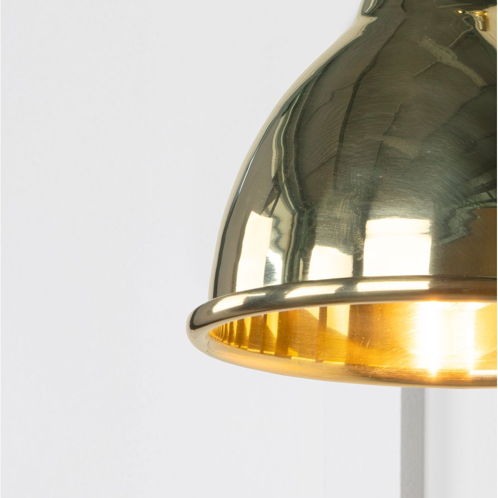 From The Anvil - Smooth Brass Brindley Wall Light | Sku. 49716 | Trade Door Handles.