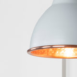 From The Anvil - Hammered Copper Brindley Wall Light in Birch | Sku. 49717SBI | Trade Door Handles.