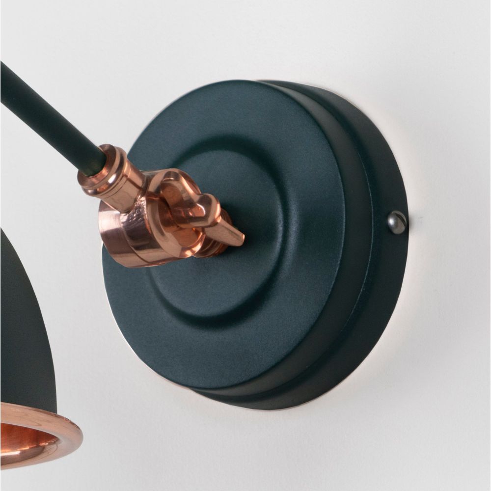 From The Anvil - Hammered Copper Brindley Wall Light in Dingle | Sku. 49717SDI | Trade Door Handles.