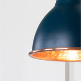 From The Anvil - Hammered Copper Brindley Wall Light in Dusk | Sku. 49717SDU | Trade Door Handles.