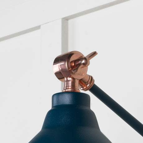 From The Anvil - Hammered Copper Brindley Wall Light in Dusk | Sku. 49717SDU | Trade Door Handles.
