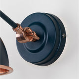 From The Anvil - Hammered Copper Brindley Wall Light in Dusk | Sku. 49717SDU | Trade Door Handles.