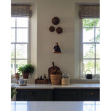 From The Anvil - Hammered Copper Brindley Wall Light in Elan Black | Sku. 49717SEB | Trade Door Handles.