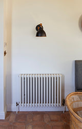 From The Anvil - Hammered Copper Brindley Wall Light in Elan Black | Sku. 49717SEB | Trade Door Handles.