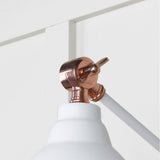 From The Anvil - Hammered Copper Brindley Wall Light in Flock | Sku. 49717SF | Trade Door Handles.