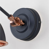From The Anvil - Hammered Copper Brindley Wall Light in Slate | Sku. 49717SSL | Trade Door Handles.
