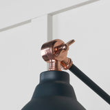 From The Anvil - Hammered Copper Brindley Wall Light in Soot | Sku. 49717SSO | Trade Door Handles.