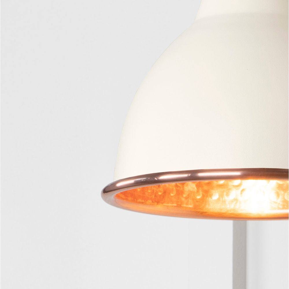 From The Anvil - Hammered Copper Brindley Wall Light in Teasel | Sku. 49717STE | Trade Door Handles.