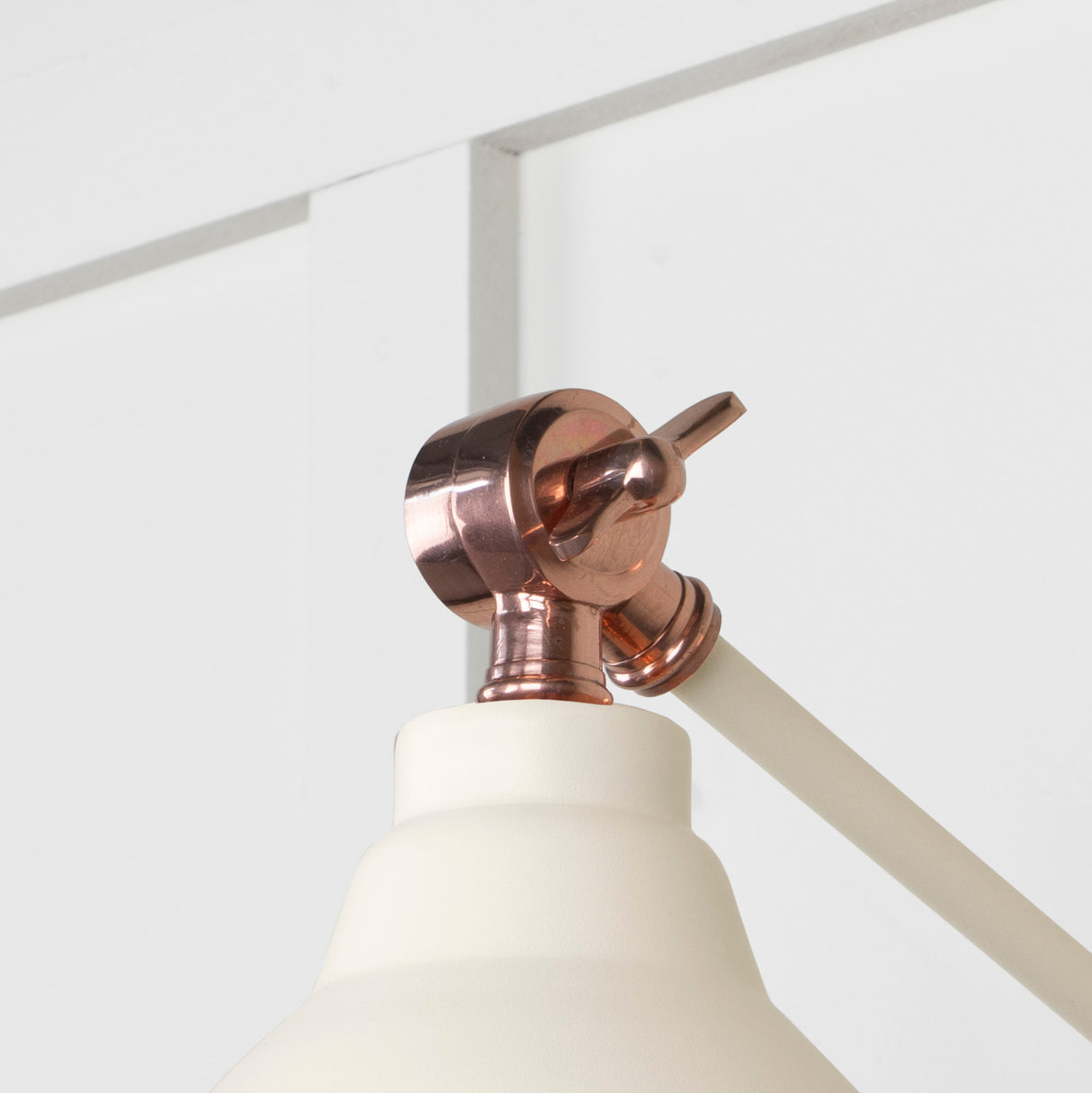 From The Anvil - Hammered Copper Brindley Wall Light in Teasel | Sku. 49717STE | Trade Door Handles.