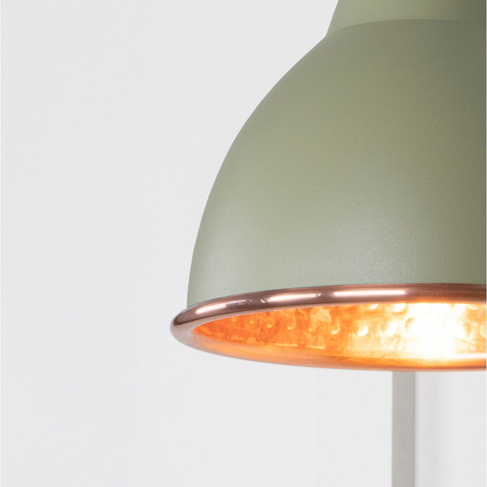From The Anvil - Hammered Copper Brindley Wall Light in Tump | Sku. 49717STU | Trade Door Handles.