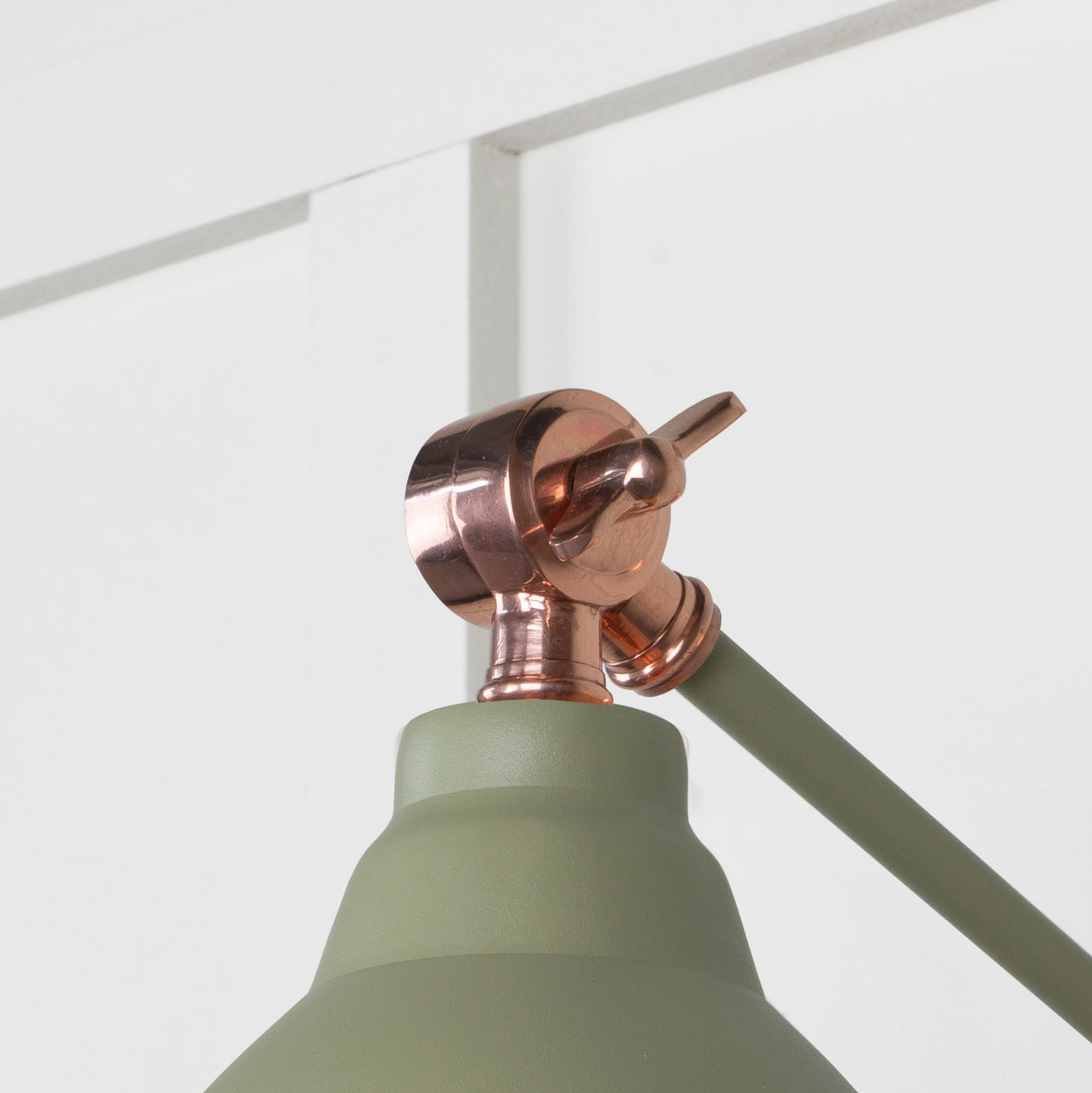 From The Anvil - Hammered Copper Brindley Wall Light in Tump | Sku. 49717STU | Trade Door Handles.