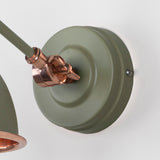 From The Anvil - Hammered Copper Brindley Wall Light in Tump | Sku. 49717STU | Trade Door Handles.