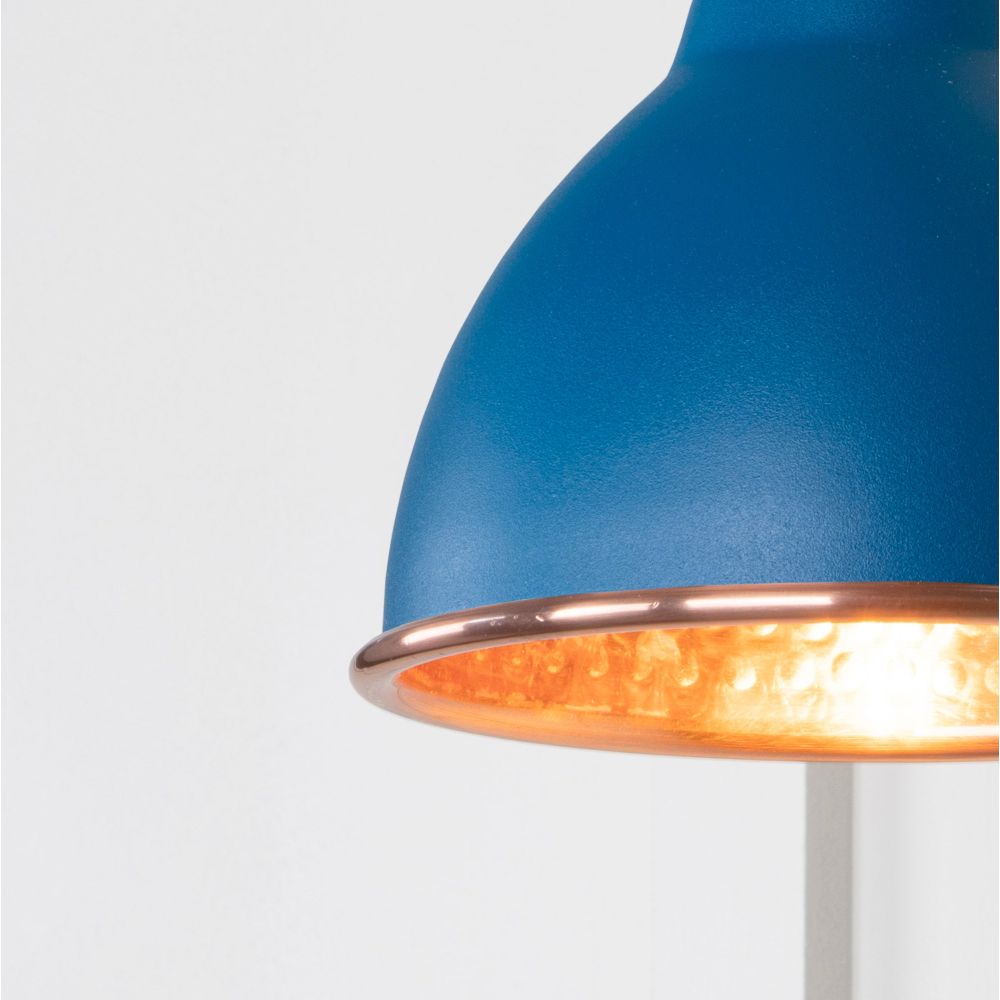 From The Anvil - Hammered Copper Brindley Wall Light in Upstream | Sku. 49717SU | Trade Door Handles.
