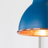 From The Anvil - Hammered Copper Brindley Wall Light in Upstream | Sku. 49717SU | Trade Door Handles.