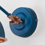 From The Anvil - Hammered Copper Brindley Wall Light in Upstream | Sku. 49717SU | Trade Door Handles.