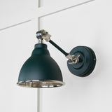 From The Anvil - Hammered Nickel Brindley Wall Light in Dingle | Sku. 49718SDI | Trade Door Handles.