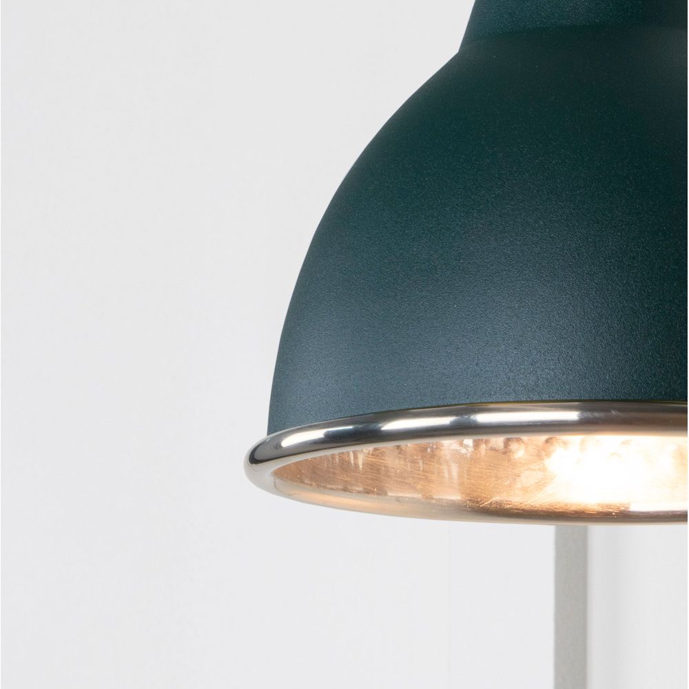 From The Anvil - Hammered Nickel Brindley Wall Light in Dingle | Sku. 49718SDI | Trade Door Handles.