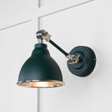 From The Anvil - Hammered Nickel Brindley Wall Light in Dingle | Sku. 49718SDI | Trade Door Handles.