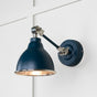 From The Anvil - Hammered Nickel Brindley Wall Light in Dusk | Sku. 49718SDU | Trade Door Handles.