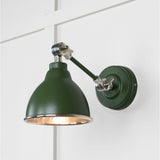 From The Anvil - Hammered Nickel Brindley Wall Light in Heath | Sku. 49718SH | Trade Door Handles.