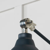 From The Anvil - Hammered Nickel Brindley Wall Light in Soot | Sku. 49718SSO | Trade Door Handles.