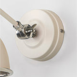 From The Anvil - Hammered Nickel Brindley Wall Light in Teasel | Sku. 49718STE | Trade Door Handles.