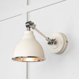 From The Anvil - Hammered Nickel Brindley Wall Light in Teasel | Sku. 49718STE | Trade Door Handles.