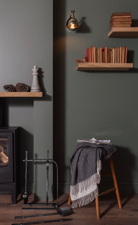 From The Anvil - Hammered Nickel Brindley Wall Light | Sku. 49718 | Trade Door Handles.