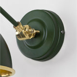 From The Anvil - Hammered Brass Brindley Wall Light in Heath | Sku. 49719SH | Trade Door Handles.