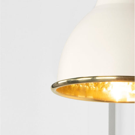 From The Anvil - Hammered Brass Brindley Wall Light in Teasel | Sku. 49719STE | Trade Door Handles.
