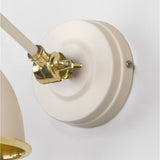 From The Anvil - Hammered Brass Brindley Wall Light in Teasel | Sku. 49719STE | Trade Door Handles.
