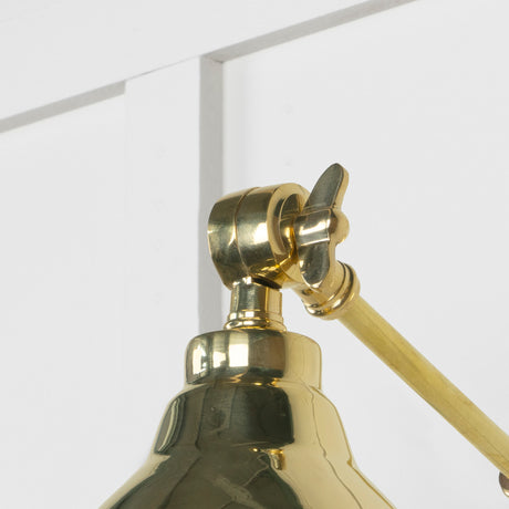 From The Anvil - Hammered Brass Brindley Wall Light | Sku. 49719 | Trade Door Handles.