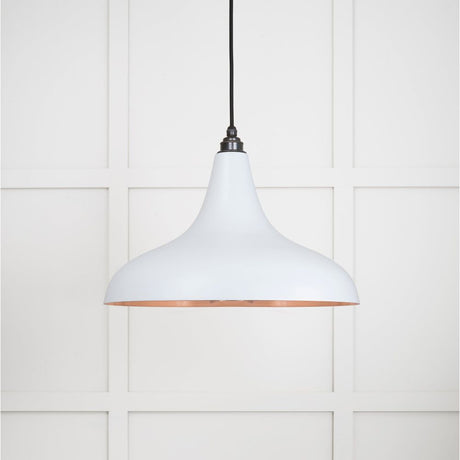From The Anvil - Smooth Copper Frankley Pendant in Birch | Sku. 49720SBI | Trade Door Handles.