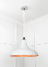 From The Anvil - Smooth Copper Frankley Pendant in Birch | Sku. 49720SBI | Trade Door Handles.