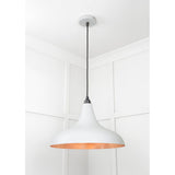 From The Anvil - Smooth Copper Frankley Pendant in Birch | Sku. 49720SBI | Trade Door Handles.
