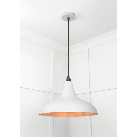 From The Anvil - Smooth Copper Frankley Pendant in Birch | Sku. 49720SBI | Trade Door Handles.