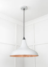 From The Anvil - Smooth Copper Frankley Pendant in Birch | Sku. 49720SBI | Trade Door Handles.