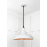 From The Anvil - Smooth Copper Frankley Pendant in Birch | Sku. 49720SBI | Trade Door Handles.