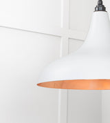 From The Anvil - Smooth Copper Frankley Pendant in Birch | Sku. 49720SBI | Trade Door Handles.