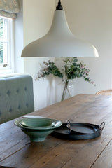 From The Anvil - Smooth Copper Frankley Pendant in Birch | Sku. 49720SBI | Trade Door Handles.