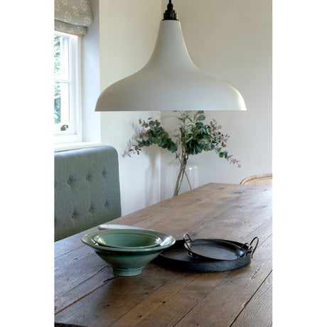 From The Anvil - Smooth Copper Frankley Pendant in Birch | Sku. 49720SBI | Trade Door Handles.