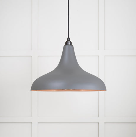 From The Anvil - Smooth Copper Frankley Pendant in Bluff | Sku. 49720SBL | Trade Door Handles.