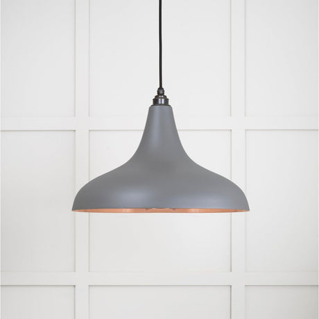 From The Anvil - Smooth Copper Frankley Pendant in Bluff | Sku. 49720SBL | Trade Door Handles.