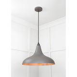 From The Anvil - Smooth Copper Frankley Pendant in Bluff | Sku. 49720SBL | Trade Door Handles.