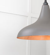 From The Anvil - Smooth Copper Frankley Pendant in Bluff | Sku. 49720SBL | Trade Door Handles.