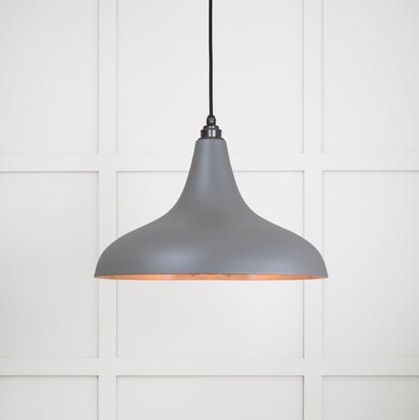 From The Anvil - Smooth Copper Frankley Pendant in Bluff | Sku. 49720SBL | Trade Door Handles.